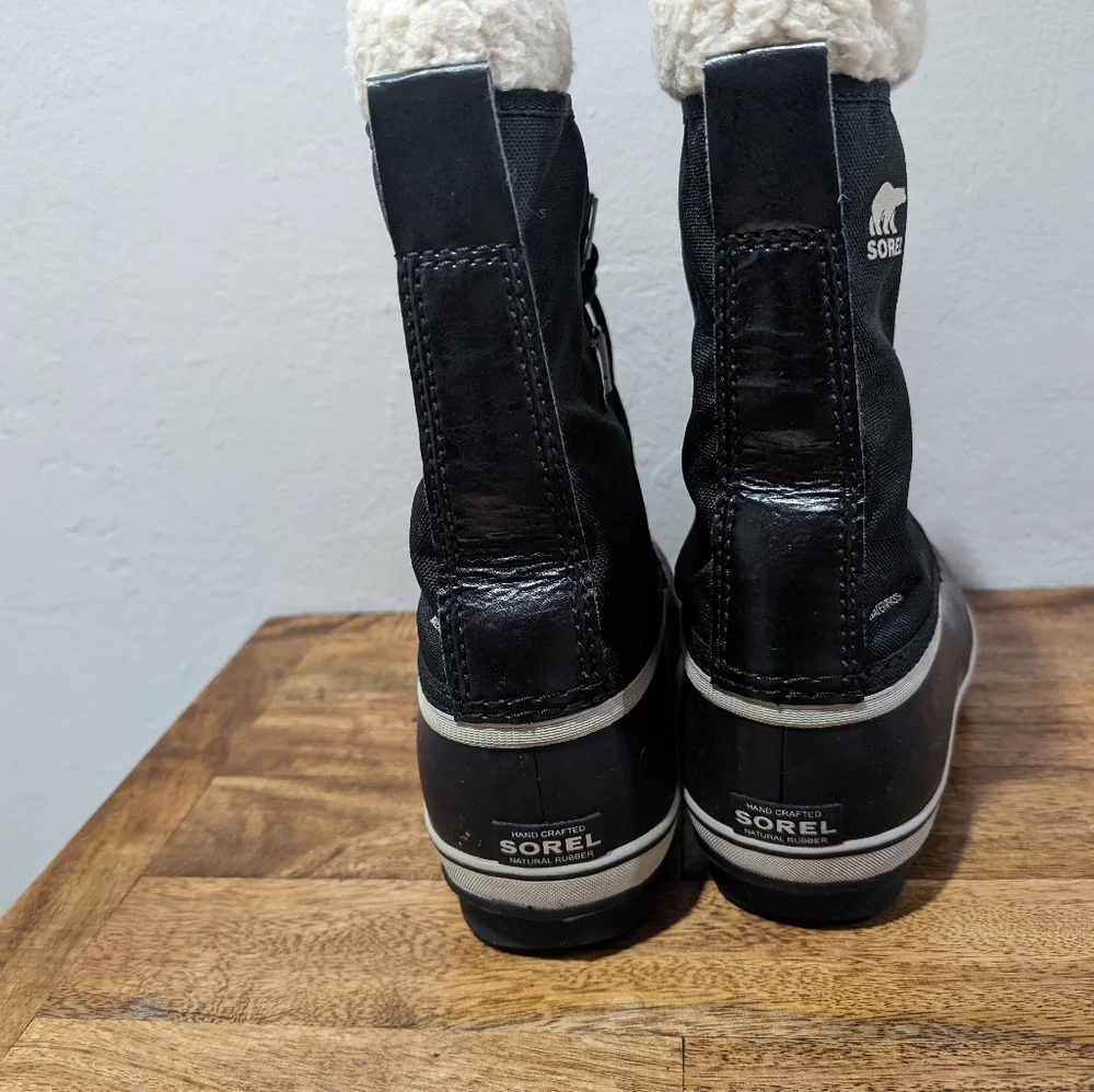 Sorel Women's Winter Carnival Boot Waterproof Black Stone Size 6 US 1855081 Shoe